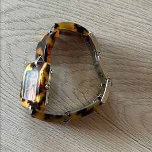 Michael Kors tortoise shell bracelet watch Square face watch New battery